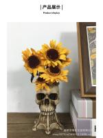 Florero luminoso de resina para el hogar, sala de estar, dormitorio, porche, regalo de halloween, adorno de arreglo floral - details 6