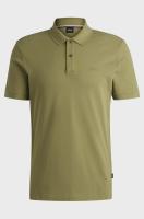 Polo BOSS pallas en algodón beige negro - details 12