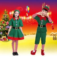 Sombrero de disfraz de Cosplay de Navidad, accesorios de tela de fiesta, calcetines de disfraz de elfo verde, accesorios de fiesta de Navidad, 1 juego-18 juegos - details 6