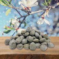 Exquisita estatuilla de Buda de piedra hecha a mano, estatua de Buda de piedra pequeña realista, artesanía de resina, maceta decorativa para terraza y patio - details 6