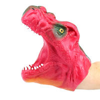 Juguete de Vinilo Suave para niños, títere de dinosaurio TPR, cabeza de Animal, marionetas de mano, juguetes para niños, regalo - details 1