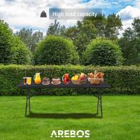 Mesa de Buffet Plegable Resistente a la Intemperie Ideal para Jardín, Balcón, Camping - details 1