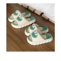 Suaves Zapatillas de Lino para Mujer Suela Gruesa, Antideslizantes, Dibujo de Rana para Todas las Estaciones - details 14