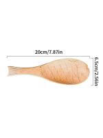 Retro Japanese Creative Fish Shape Rice Spoon Cute Nature Wooden Non-stick Rice Shovel Scoop Kitchen Cooking Utensils Supplies - details 9