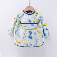 Baberos de manga larga para bebé, delantal impermeable para comer, arte de alimentación, recién nacido, eructo, 2 piezas - details 13