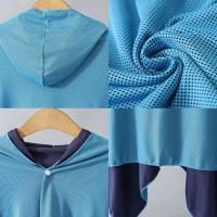 Poncho de sol creativo lavable, Toalla de baño transpirable de secado rápido, protección UV, absorbente de sudor, capa refrescante deportiva para ciclismo - details 2