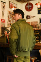 TOP GUN CWU-45P parche bordado estilo militar chaqueta Bomber piloto vuelo abrigo de invierno - details 13