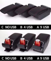Caja de almacenamiento para Reposabrazos de consola central, portavasos y piezas de coche USB, para Suzuki Swift 2005-2023 - details 1