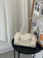 Bolsos de hombro verdes para ir al trabajo para mujer, bolsos de diseñador de lujo, bolso informal de Color puro, bolso con almohada de gran capacidad para axila 2024 - details 35
