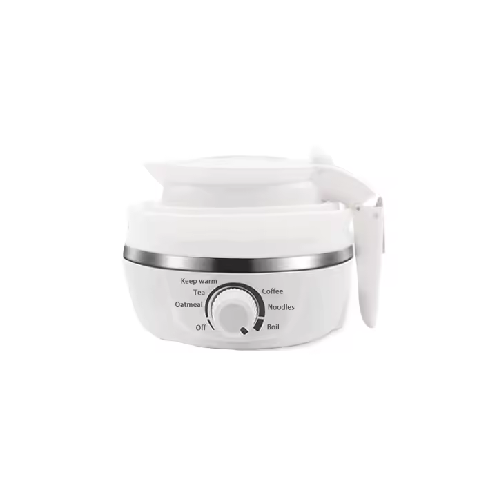 Mini Tetera Eléctrica Plegable 0.6L, 600W, Metal, Ideal para Viajes Productos Felices - 1
