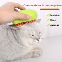 Peine de Masaje Autolimpiable 3-en-1 con Carga USB Peine para Gatos para El Cuidado de Mascotas - details 2