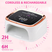 Lámpara de secado de esmalte de Gel profesional, recargable, UV, 36LED, inalámbrica, para manicura, con batería integrada - details 2