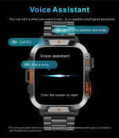 Nuevo reloj inteligente con asistente de voz para llamadas, pantalla AMOLED de 1,96 pulgadas, reloj inteligente deportivo con monitoreo de salud 24H para Android IOS - details 11