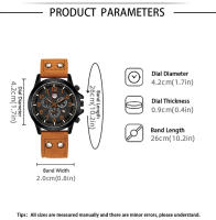 Reloj de pulsera de cuarzo militar del ejército para hombre Reloj masculino - details 2