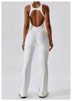 Traje de Yoga para Mujer con Almohadilla de Pecho Aéreo Sin Mangas de Ballet Danza Fitness Deporte Gimnasio Ropa Deportiva Material Exterior de Nylon Temporada Primavera/Verano - details 19