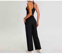 Conjunto de Yoga de Alta Cintura para Mujer Ropa Deportiva de 2 Piezas para Correr y Fitness - details 7