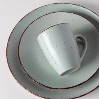 Juego de Cena VANCASSO MODA 16 Piezas Cerámica Mezcla de Colores con Plato de Cena Plato de Postre Tazas y Bolsas Material de Cocina y Hogar Producto Normal Fabricado en China - details 8
