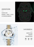 Nuevo reloj suizo para mujer, resistente al agua, luminoso, con calendario dual - details 8