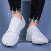 Zapatos de punta ancha de cuero Artificial para hombres y mujeres, zapatos descalzos, caja de punta ancha minimalista, antideslizantes, ligeros - details 16