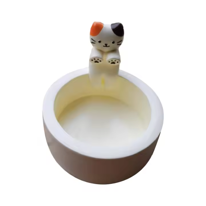 Portavelas de Gato Kitten Decoración de Altar de Aromaterapia Creativa y Duradera - 1