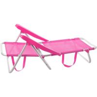 Pack 2 Sillas Playa Plegables |   Ligera Portátil |   Baja y Reclinable de 4 Posiciones |   para Camping, Piscina, Terraza o Jardín Azul - details 37