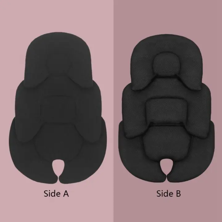 Cojín de asiento de coche para cochecito de bebé, almohadilla de soporte para cabeza y cuello, colchón de malla transpirable, alfombrilla térmica - 1
