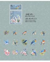 Pakete de Pegatinas de Tema de Pájaros 30 piezas Adhesivas para Scrapbooking, Diarios, Álbumes - details 17