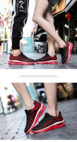 Zapatillas de correr para exteriores transpirables de malla Tamaño grande para parejas, con suelo de aire amortiguado Zapatillas deportivas casuales para hombres y mujeres - details 2