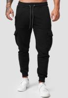 Pantalones de hombre, pantalones de chándal elásticos, cordones, fitness, pantalones de chándal, patchwork, athleisure, multibolsillos, acolchados, pantalones de trabajo gruesos, pantalones colorblocked para hombre - details 3