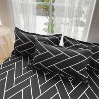 Sabana Bajera Ajustable Con Estampado Geométrico, Juego de sábanas de 3 Piezas, 2 Fundas de Almohada - details 5