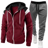Conjunto de Moda Invernal para Hombres Sudadera con Capucha y Pantalones Estilo Casual - details 4