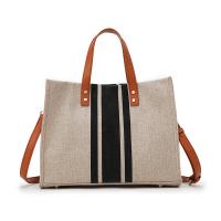 Bolso de mujer Bolso de mujer a rayas profesional de cercanía Bolso grande de hombro simple Bolso de mujer de lona de gran capacidad - details 0