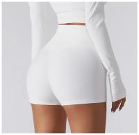 Pantalones de Yoga de Cintura Alta y Sin Costuras Shorts Deportivos para Mujeres - details 3