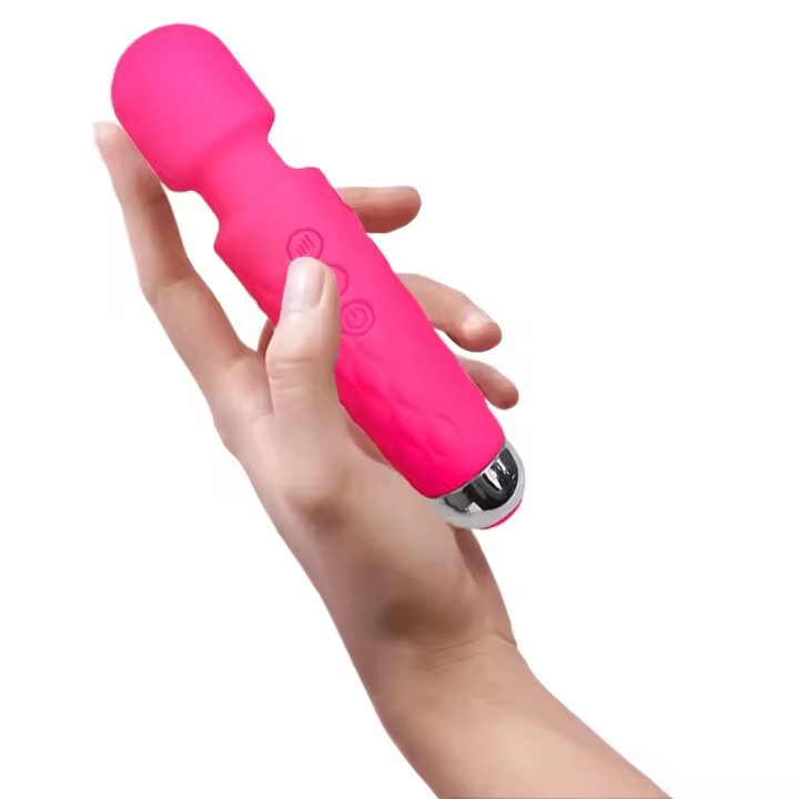 Vibrador potente de 20 modos, varita mágica, masajeador de punto G, recargable por USB, productos eróticos para adultos, juguete sexual para mujeres - 1