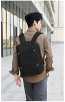 Mochila para Laptop de 15.6 pulgadas para Hombre Impermeable con Puerto de Carga USB Mochila de Negocios de Verano Resistente al Desgaste con Dacron Forro de Nylon - details 35