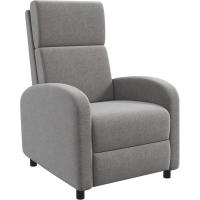 Sillón Relajable Manual Almohada de Lino Sintético Respaldar Alto Carga de 120kg - details 0