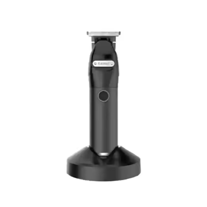 Kemei-cortadora de pelo profesional para hombre, Kit de corte de cabello sin cable, con cuchilla en T, 10W - 1