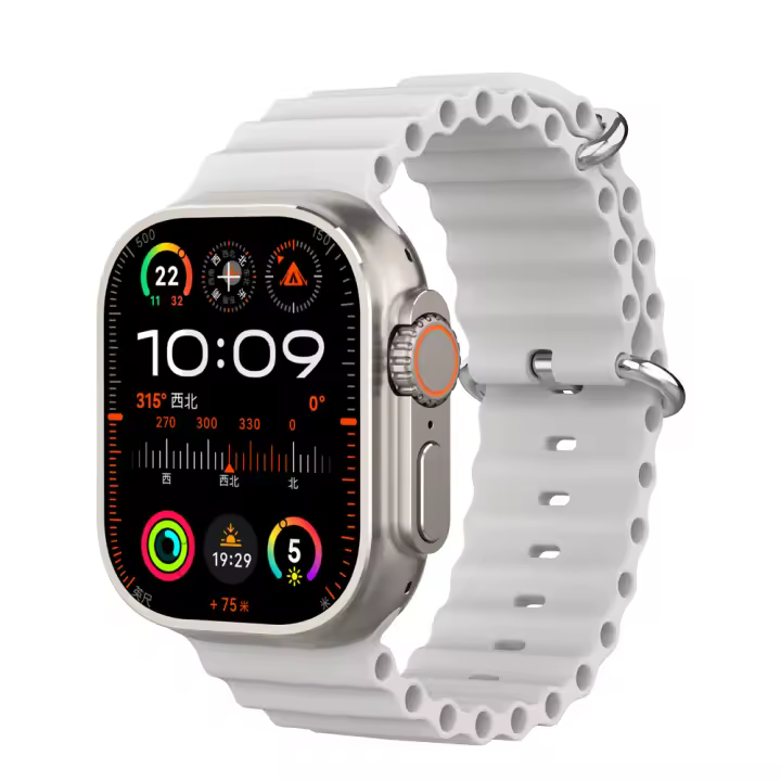 2025 nuevo H15 ultra + Smartwatch 1GB de memoria brújula NFC Bluetooth llamada Chat GPT detección de ritmo cardíaco modo deportivo AMOLED Smartwatch - 1