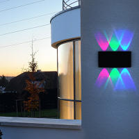 Lámpara de pared moderna con luz de color 4W/6W/8W, adecuada para patio, pasillo y escaleras - details 3
