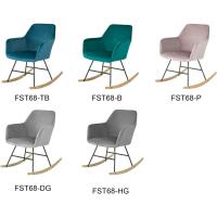 Relax Tejido de Terciopelo Rosa Claro Alto de Asiento 42 cm - details 0