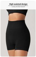 Nuevo Pantalones cortos Fiess ajustados para mujer, pantalones deportivos transpirables para ciclismo y Yoga, cintura alta, sin líneas incómodas - details 4