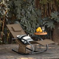 jardín Mecedora con reposapiés Tumbona ergonómica Negro OGS28-SCHx2 ES - details 59