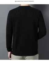 Suéter informal para hombre, Jersey de punto grueso, suéter de moda para hombre, Top cálido de otoño e invierno 4XL - details 13