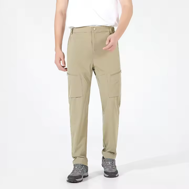 Pantalones de Verano para Hombres LNGXO Impermeables, Secado Rápido, Elasticidad de 4 Vías, Ideales para Senderismo, Acampar, Escalar, Montañismo - 1