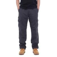 Pantalones Cargo para Hombres 100% Algodón Cintura Elástica, Múltiples Bolsillos, Listos para la Aventura al Aire Libre - details 1