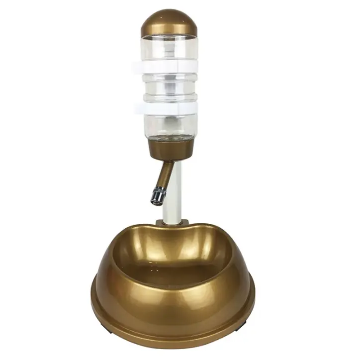 Bebedero automático para mascotas, cuencos para perros, botellas de agua, alimentador Universal para perros, dispensador portátil 2 en 1, suministros para cachorros, ahorro de espacio - 1