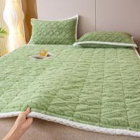 Colcha acolchada de algodón crudo de una sola pieza, funda protectora de colchón de algodón todo incluido - details 10