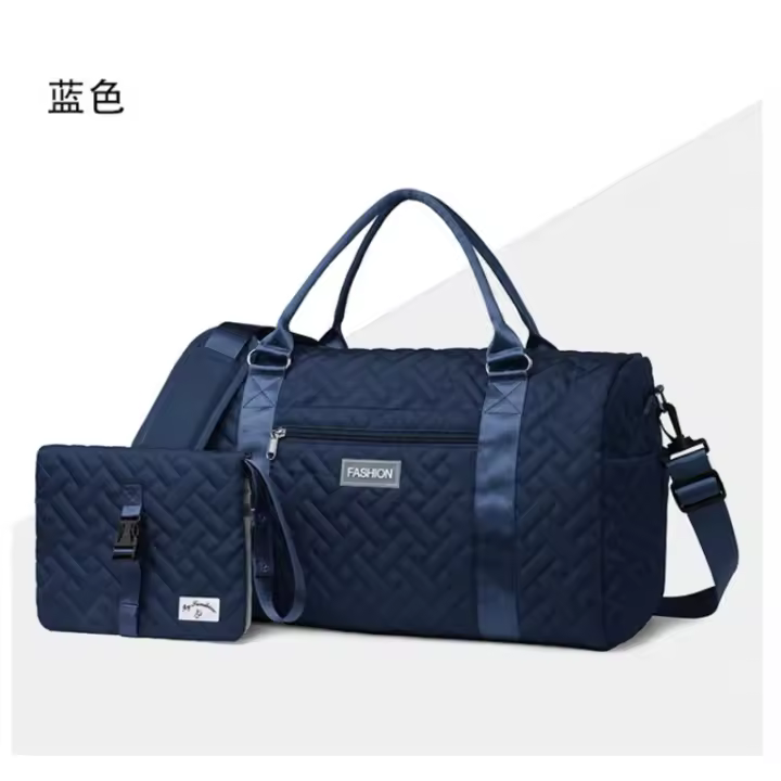 Bolso de viaje de gran capacidad simple y elegante Bolso de mamá Bolso de viaje de embarque de hombro de mano Bolso de equipaje premium - 1