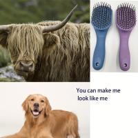 Peine para Pelo de Mascota Antideslizante Peine de Cola de Caballo para Limpieza de Suministros de Limpieza - details 3