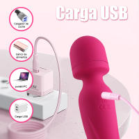 Varita Mágica de Placer para Mujer Vibrador G-spot AV Estimulador de Clítoris Masajeador de Vagina - details 9